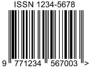 ISSN barcode
